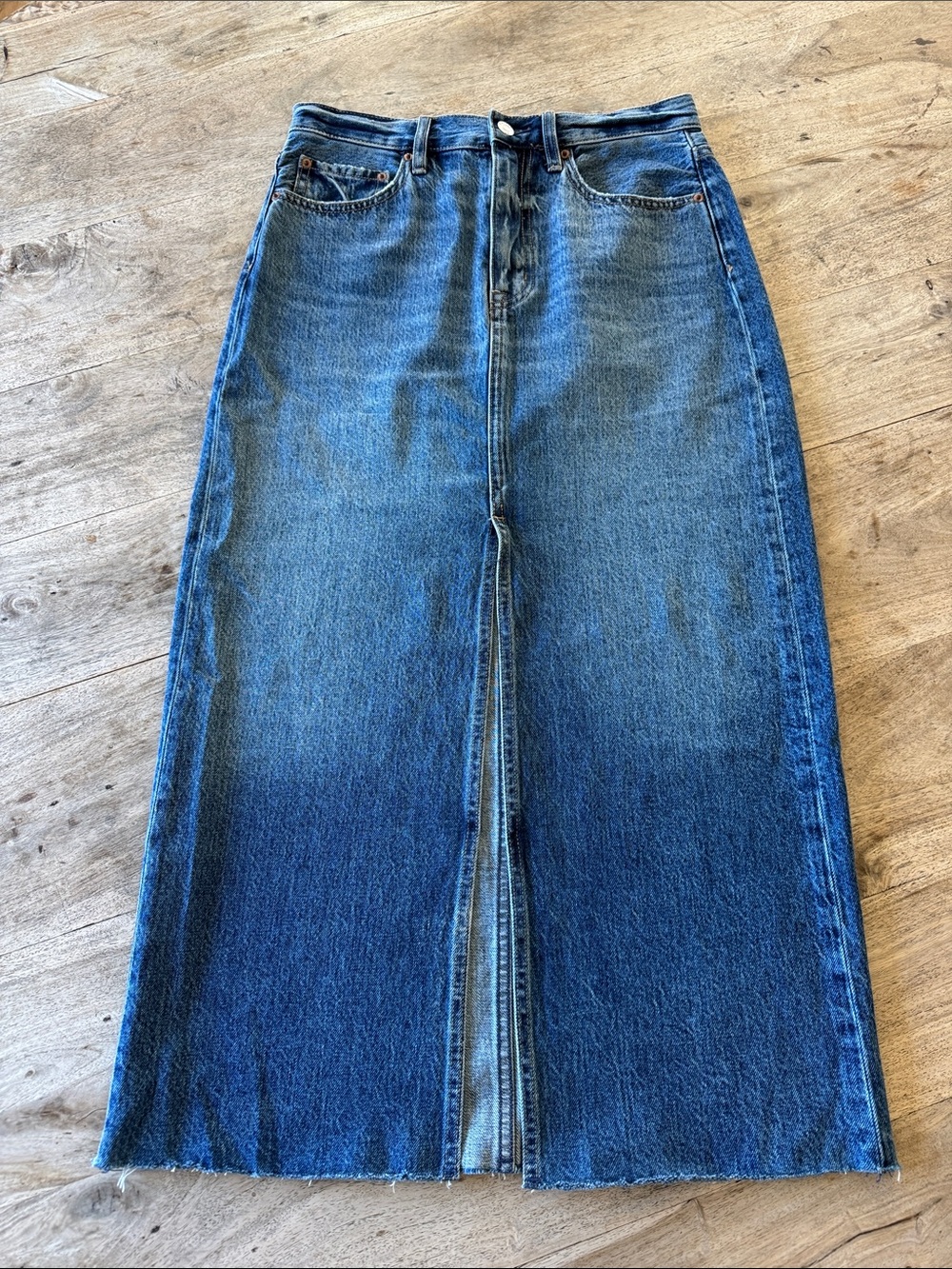 Pistola Denim Maxi Skirt